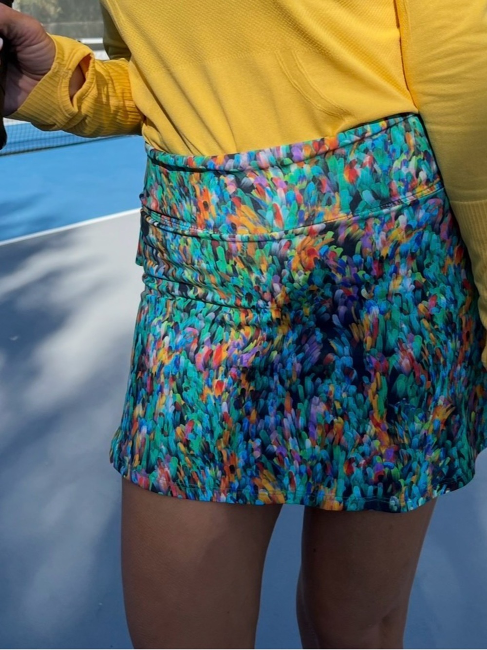 Women’s skirt with spankies underneath. Size (1) small. - Picture 6 of 6
